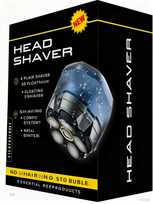 Head Shaver Head Shaver Product Box - Packaging as Window into Brand Care and Quality