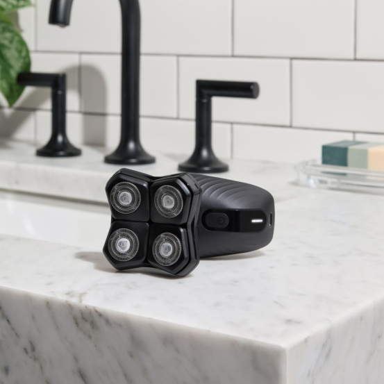 Person follows Roundry hygiene practices, avoiding risks when sharing the device