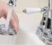 Roundry displayed with cleaning tools, highlighting safe sharing and hygiene steps